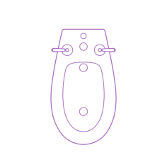 Fixtures Bidets Icon Svg Vector, Free Vectors File